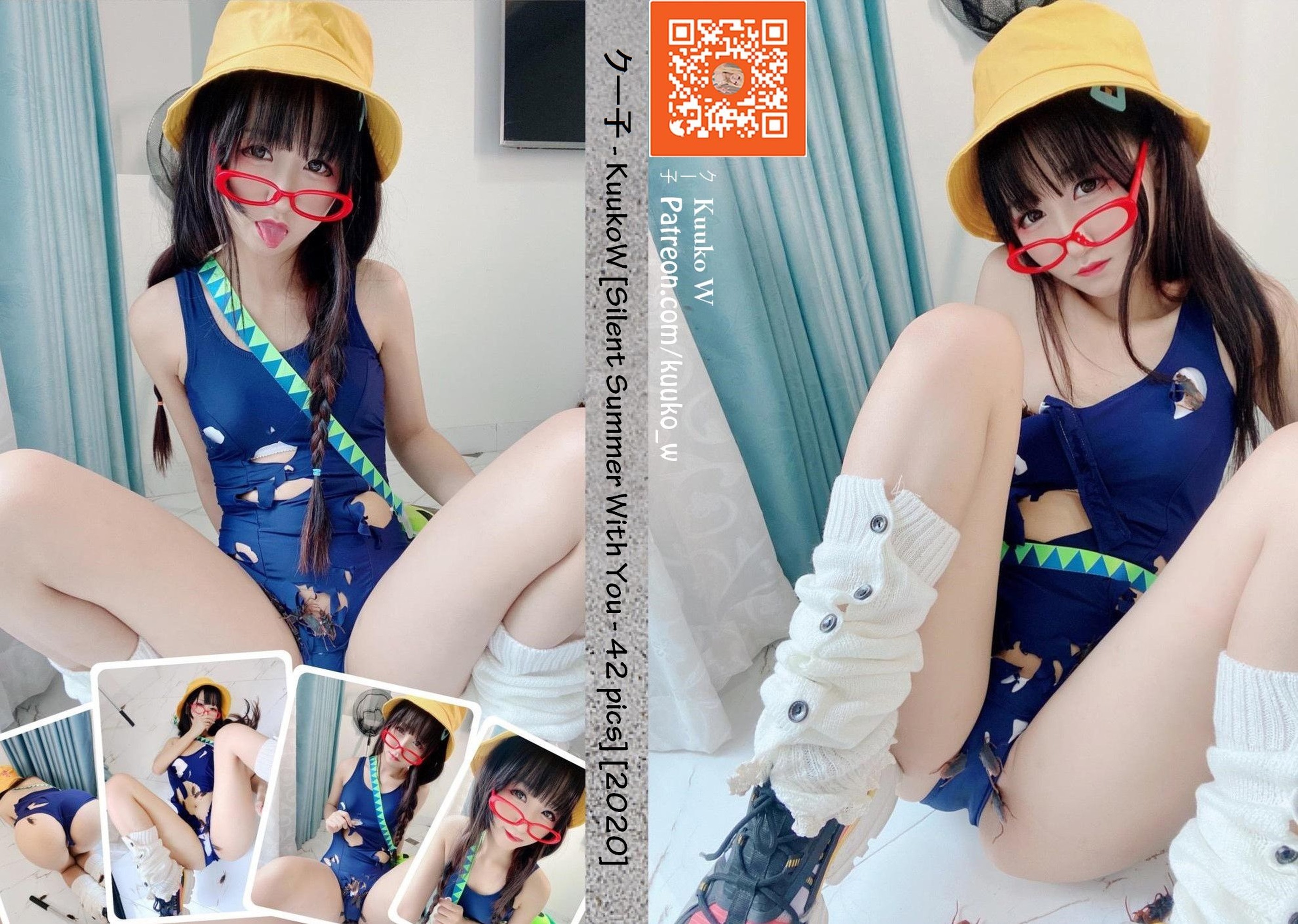 图片[1]-Kuuko W – NO.021 Silent Summer With You[43P]-XikXak